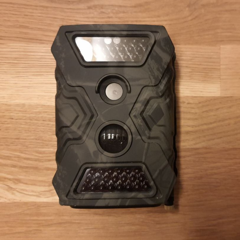 Vorderseite einer Wildkamera (© Cornelia Hebrank, 2025)